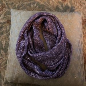 Beautiful shimmering purple scarf
